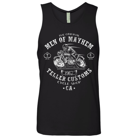 T-Shirts Black / Small Teller Custom Men's Premium Tank Top