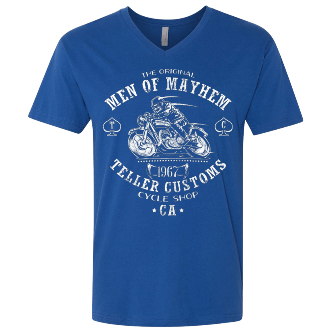 T-Shirts Royal / X-Small Teller Custom Men's Premium V-Neck