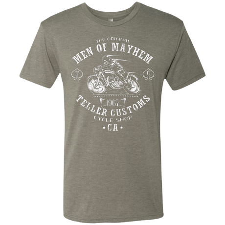 T-Shirts Venetian Grey / Small Teller Custom Men's Triblend T-Shirt