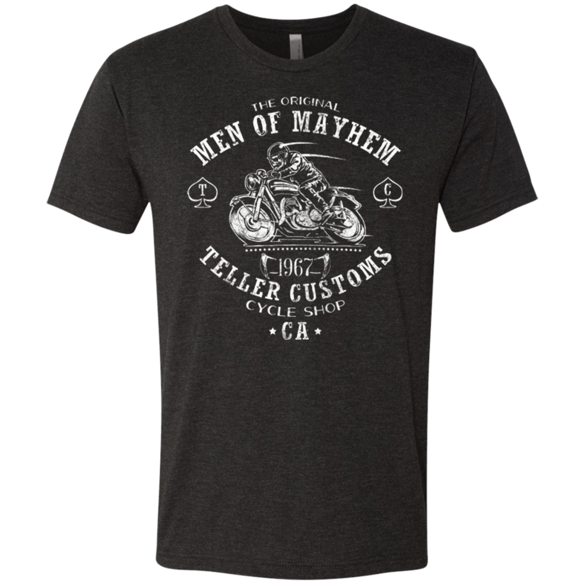 T-Shirts Vintage Black / Small Teller Custom Men's Triblend T-Shirt