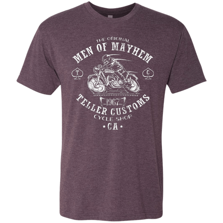T-Shirts Vintage Purple / Small Teller Custom Men's Triblend T-Shirt