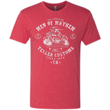 T-Shirts Vintage Red / Small Teller Custom Men's Triblend T-Shirt