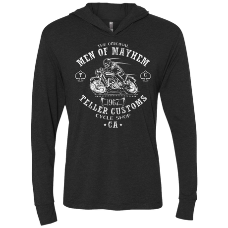 T-Shirts Vintage Black / X-Small Teller Custom Triblend Long Sleeve Hoodie Tee