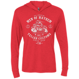 T-Shirts Vintage Red / X-Small Teller Custom Triblend Long Sleeve Hoodie Tee