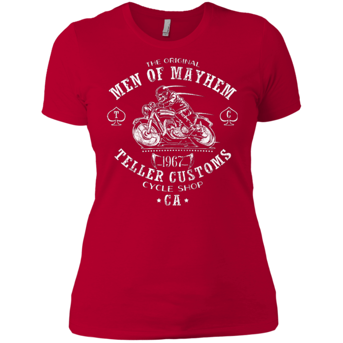 T-Shirts Red / X-Small Teller Custom Women's Premium T-Shirt