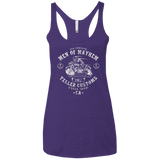 T-Shirts Purple / X-Small Teller Custom Women's Triblend Racerback Tank