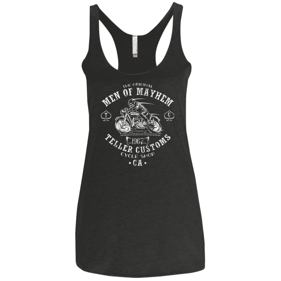 T-Shirts Vintage Black / X-Small Teller Custom Women's Triblend Racerback Tank