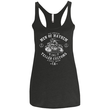 T-Shirts Vintage Black / X-Small Teller Custom Women's Triblend Racerback Tank