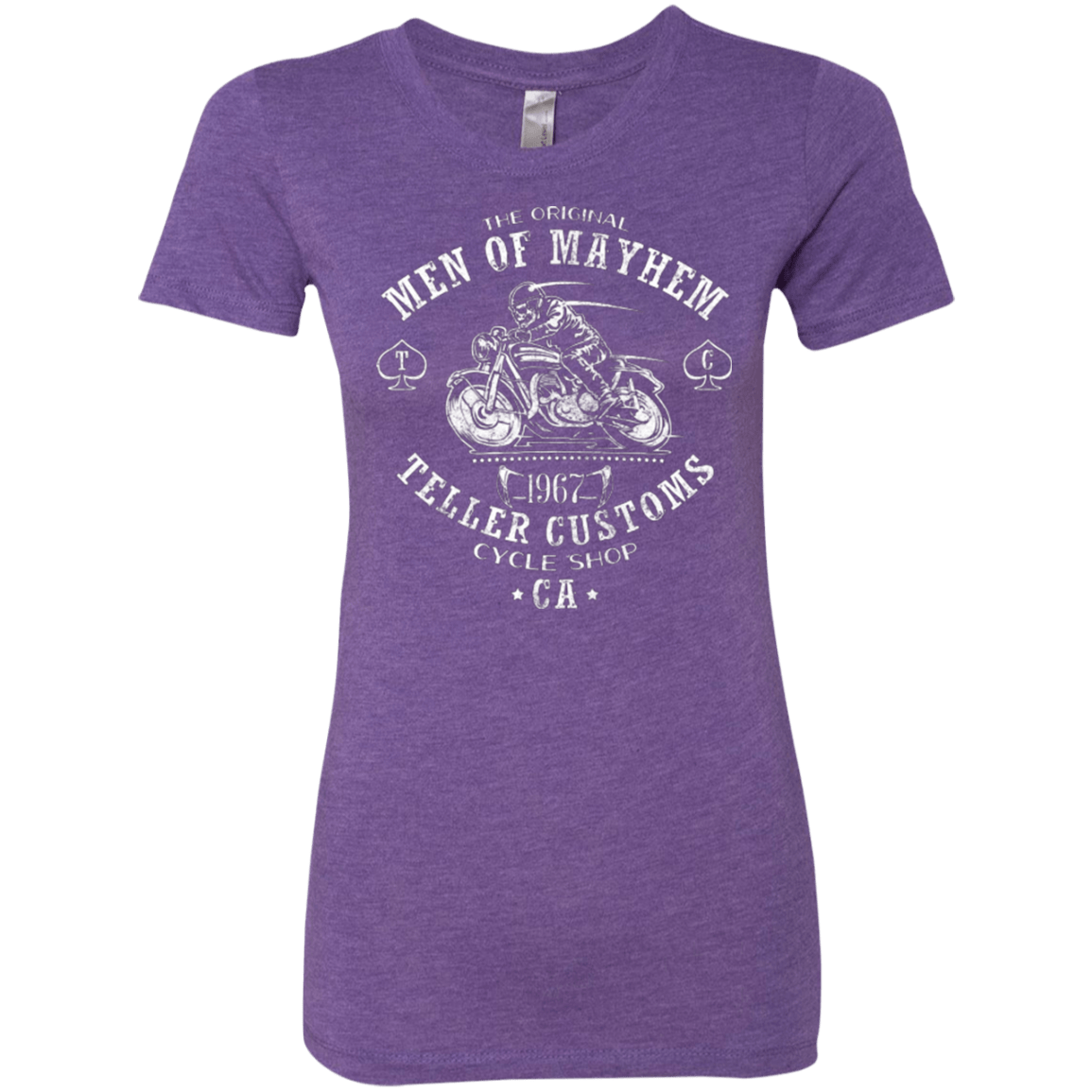 T-Shirts Purple Rush / Small Teller Custom Women's Triblend T-Shirt