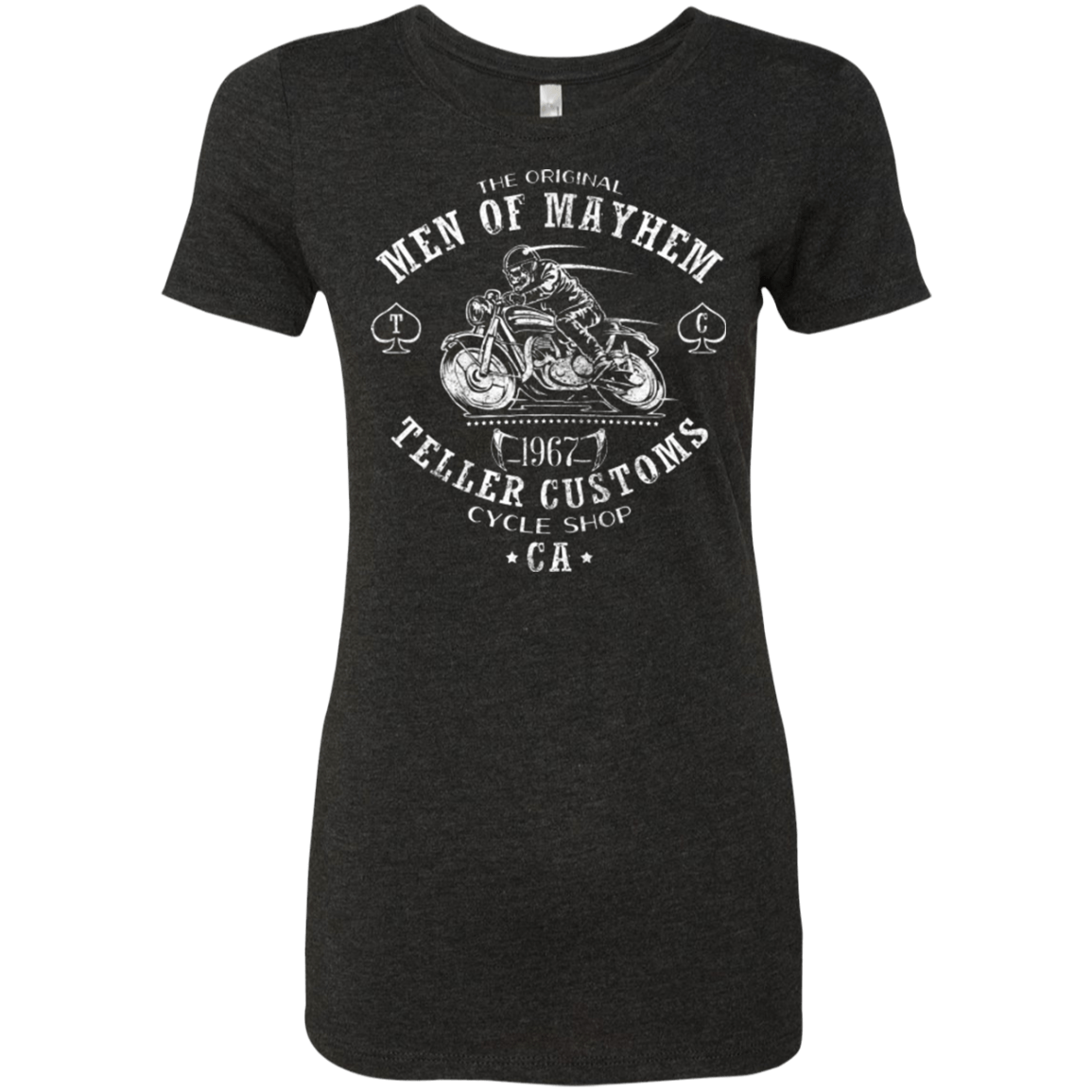 T-Shirts Vintage Black / Small Teller Custom Women's Triblend T-Shirt