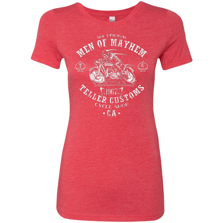 T-Shirts Vintage Red / Small Teller Custom Women's Triblend T-Shirt