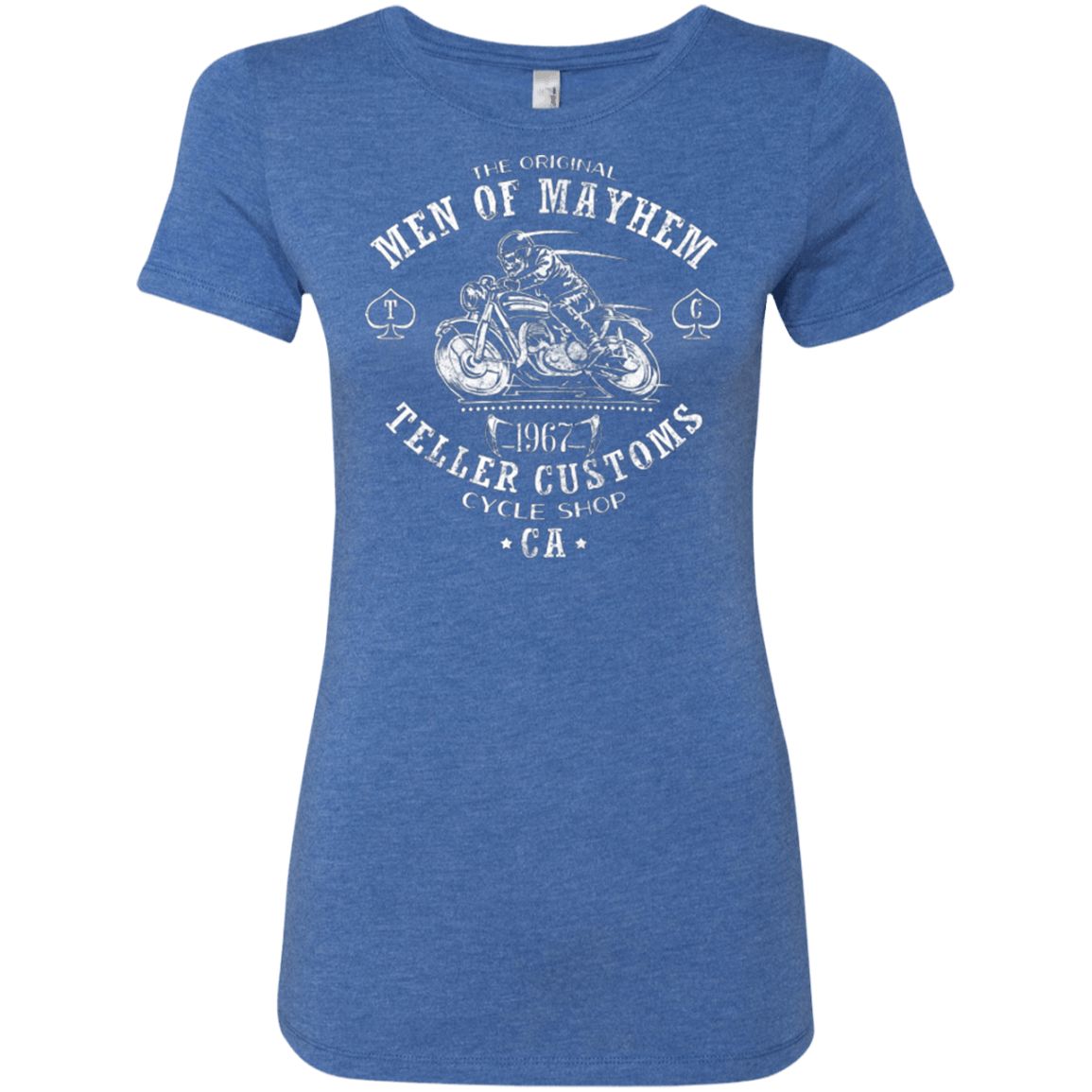 T-Shirts Vintage Royal / Small Teller Custom Women's Triblend T-Shirt