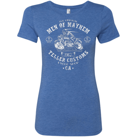 T-Shirts Vintage Royal / Small Teller Custom Women's Triblend T-Shirt