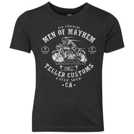 T-Shirts Vintage Black / YXS Teller Custom Youth Triblend T-Shirt