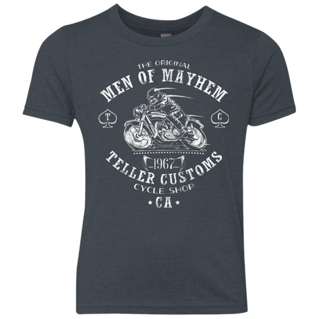 T-Shirts Vintage Navy / YXS Teller Custom Youth Triblend T-Shirt
