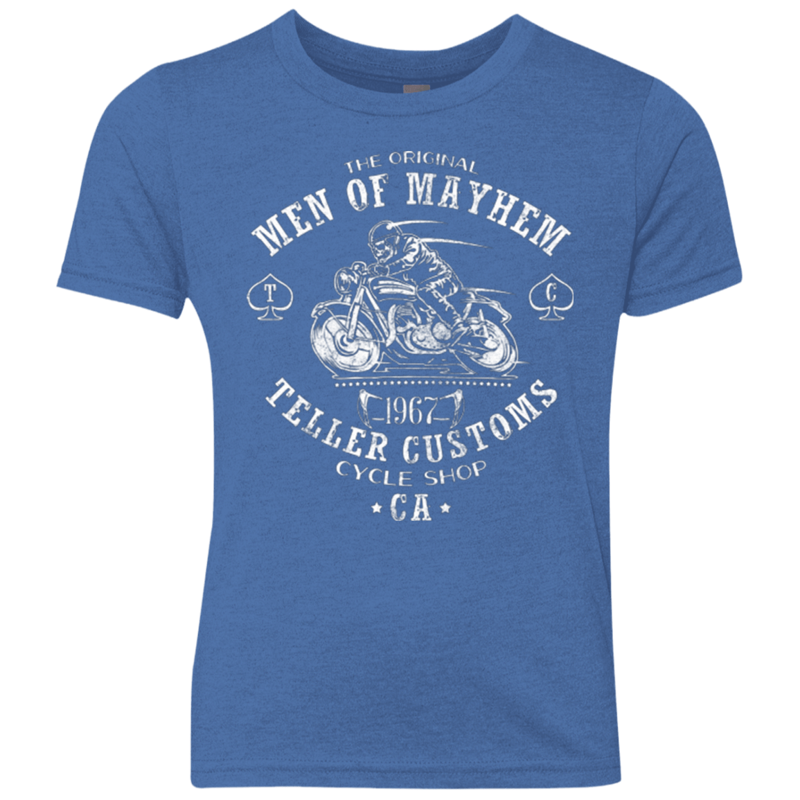 T-Shirts Vintage Royal / YXS Teller Custom Youth Triblend T-Shirt