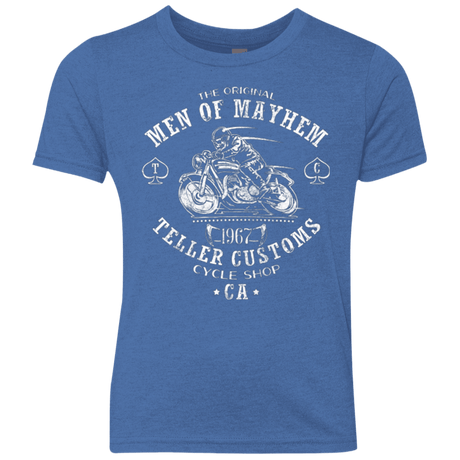 T-Shirts Vintage Royal / YXS Teller Custom Youth Triblend T-Shirt