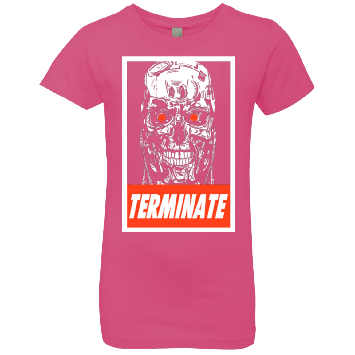 T-Shirts Hot Pink / YXS Terminate Girls Premium T-Shirt
