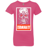 T-Shirts Hot Pink / YXS Terminate Girls Premium T-Shirt