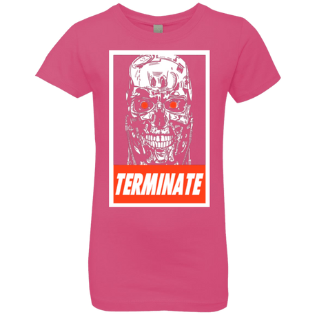 T-Shirts Hot Pink / YXS Terminate Girls Premium T-Shirt
