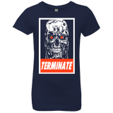 T-Shirts Midnight Navy / YXS Terminate Girls Premium T-Shirt