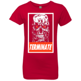 T-Shirts Red / YXS Terminate Girls Premium T-Shirt