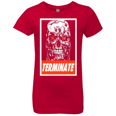 T-Shirts Red / YXS Terminate Girls Premium T-Shirt