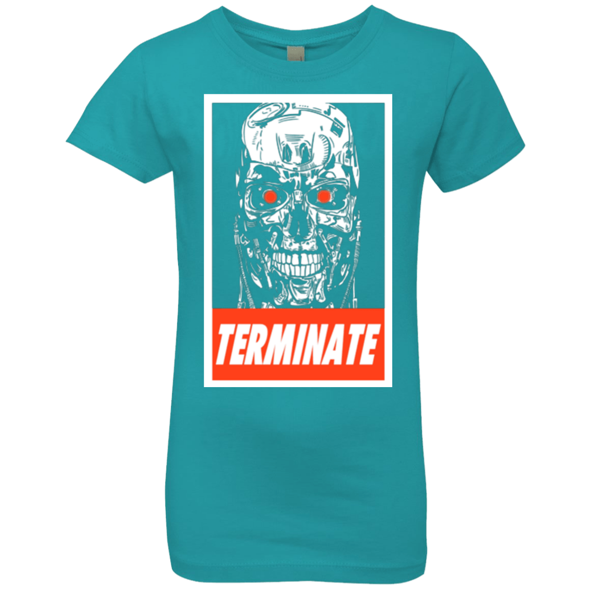 T-Shirts Tahiti Blue / YXS Terminate Girls Premium T-Shirt