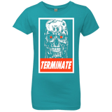 T-Shirts Tahiti Blue / YXS Terminate Girls Premium T-Shirt