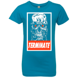 T-Shirts Turquoise / YXS Terminate Girls Premium T-Shirt