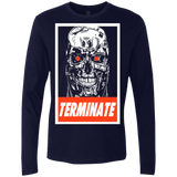 T-Shirts Midnight Navy / Small Terminate Men's Premium Long Sleeve