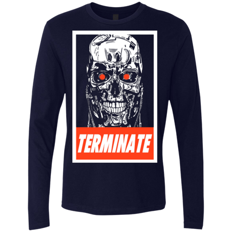 T-Shirts Midnight Navy / Small Terminate Men's Premium Long Sleeve
