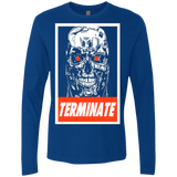T-Shirts Royal / Small Terminate Men's Premium Long Sleeve