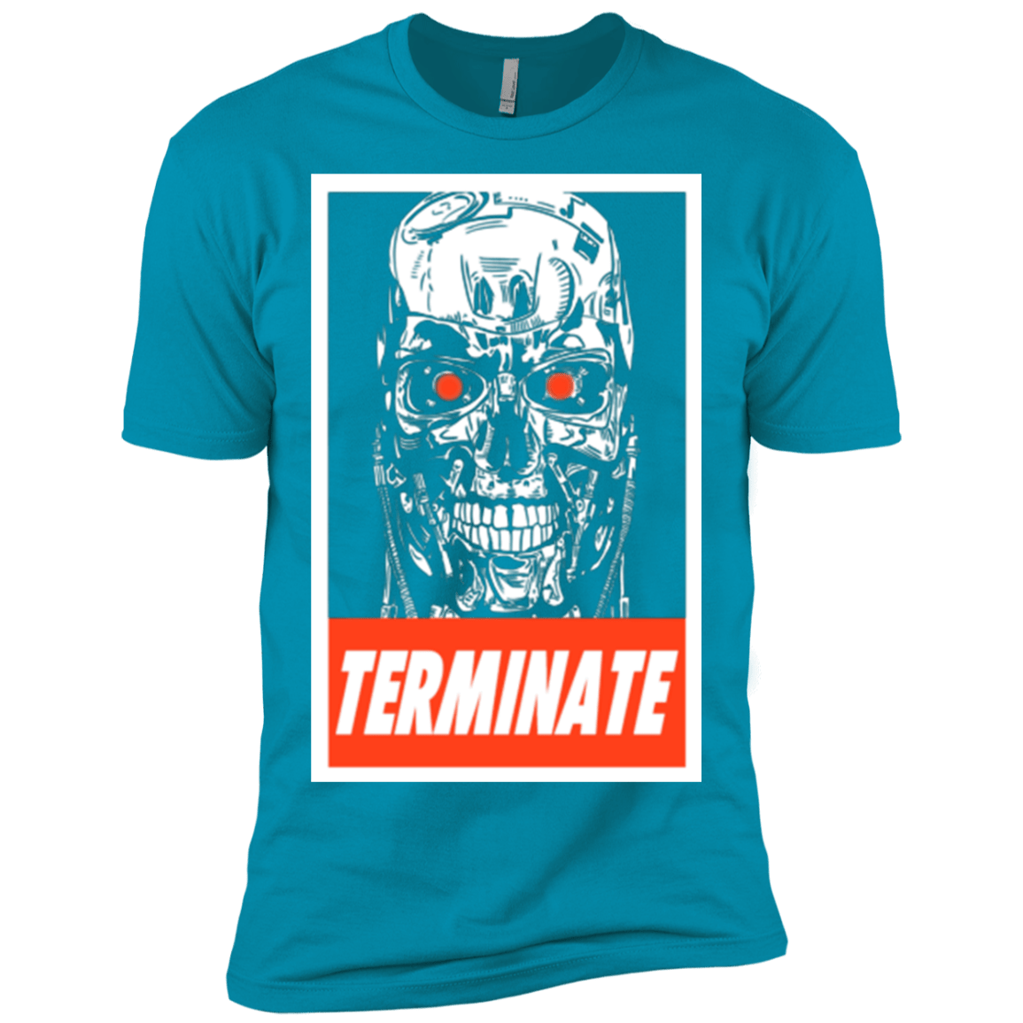 T-Shirts Turquoise / X-Small Terminate Men's Premium T-Shirt