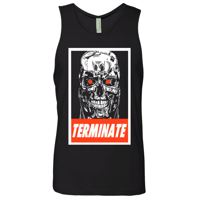 T-Shirts Black / Small Terminate Men's Premium Tank Top