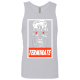 T-Shirts Heather Grey / Small Terminate Men's Premium Tank Top