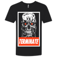 T-Shirts Black / X-Small Terminate Men's Premium V-Neck