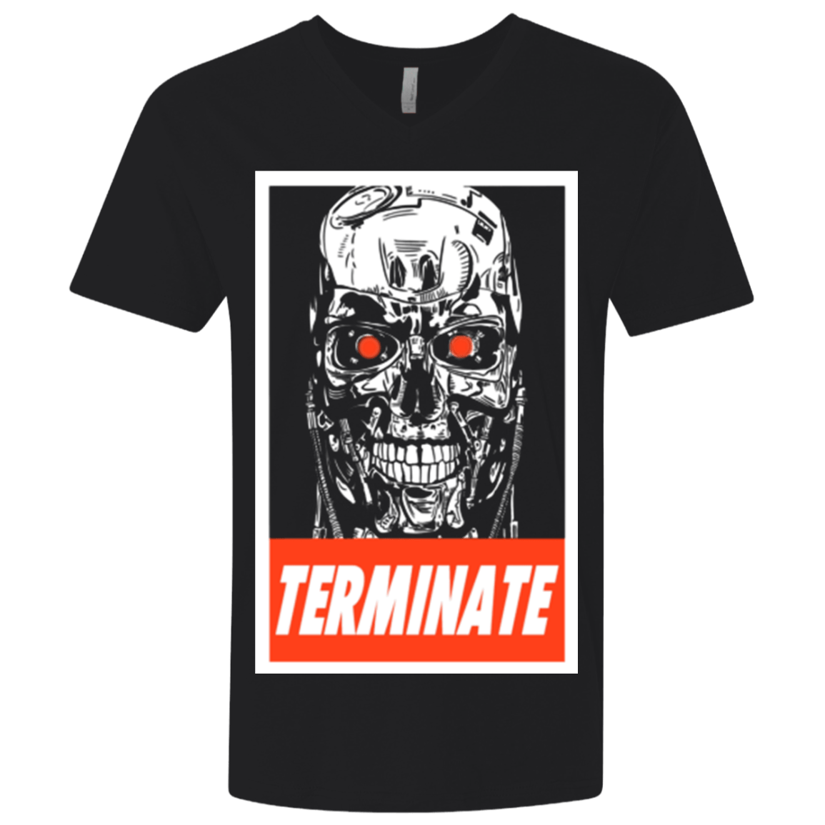 T-Shirts Black / X-Small Terminate Men's Premium V-Neck