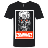 T-Shirts Black / X-Small Terminate Men's Premium V-Neck