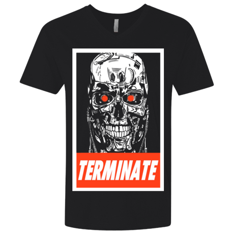 T-Shirts Black / X-Small Terminate Men's Premium V-Neck