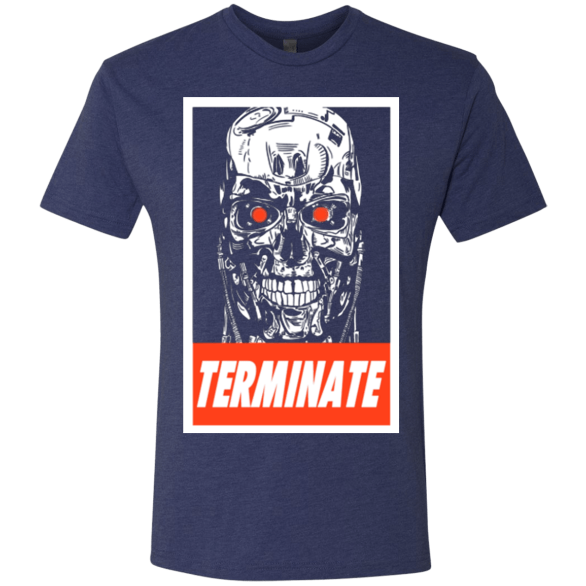 T-Shirts Vintage Navy / Small Terminate Men's Triblend T-Shirt