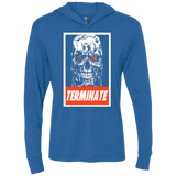 T-Shirts Vintage Royal / X-Small Terminate Triblend Long Sleeve Hoodie Tee