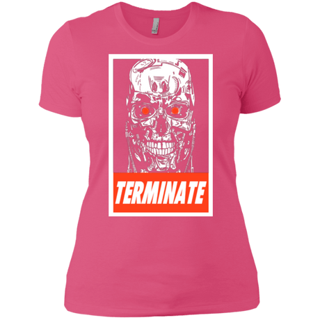 T-Shirts Hot Pink / X-Small Terminate Women's Premium T-Shirt