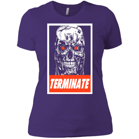 T-Shirts Purple / X-Small Terminate Women's Premium T-Shirt