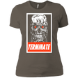 T-Shirts Warm Grey / X-Small Terminate Women's Premium T-Shirt