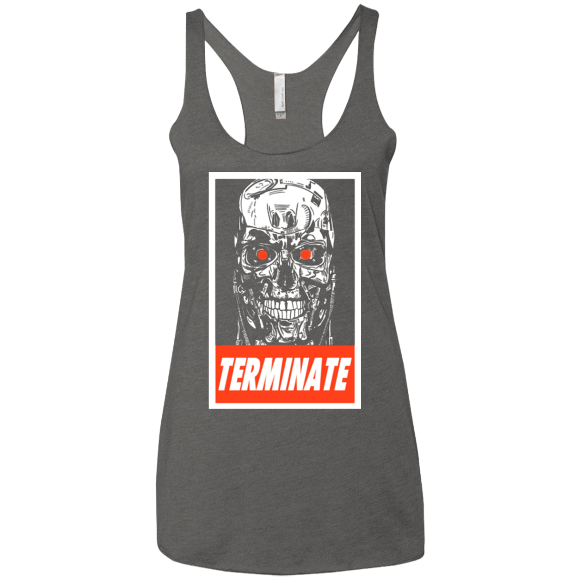T-Shirts Premium Heather / X-Small Terminate Women's Triblend Racerback Tank