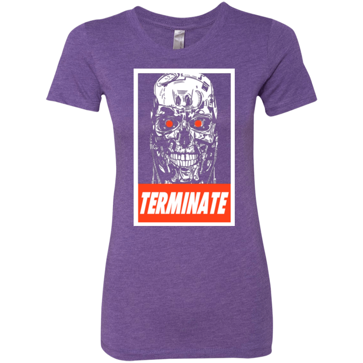 T-Shirts Purple Rush / Small Terminate Women's Triblend T-Shirt