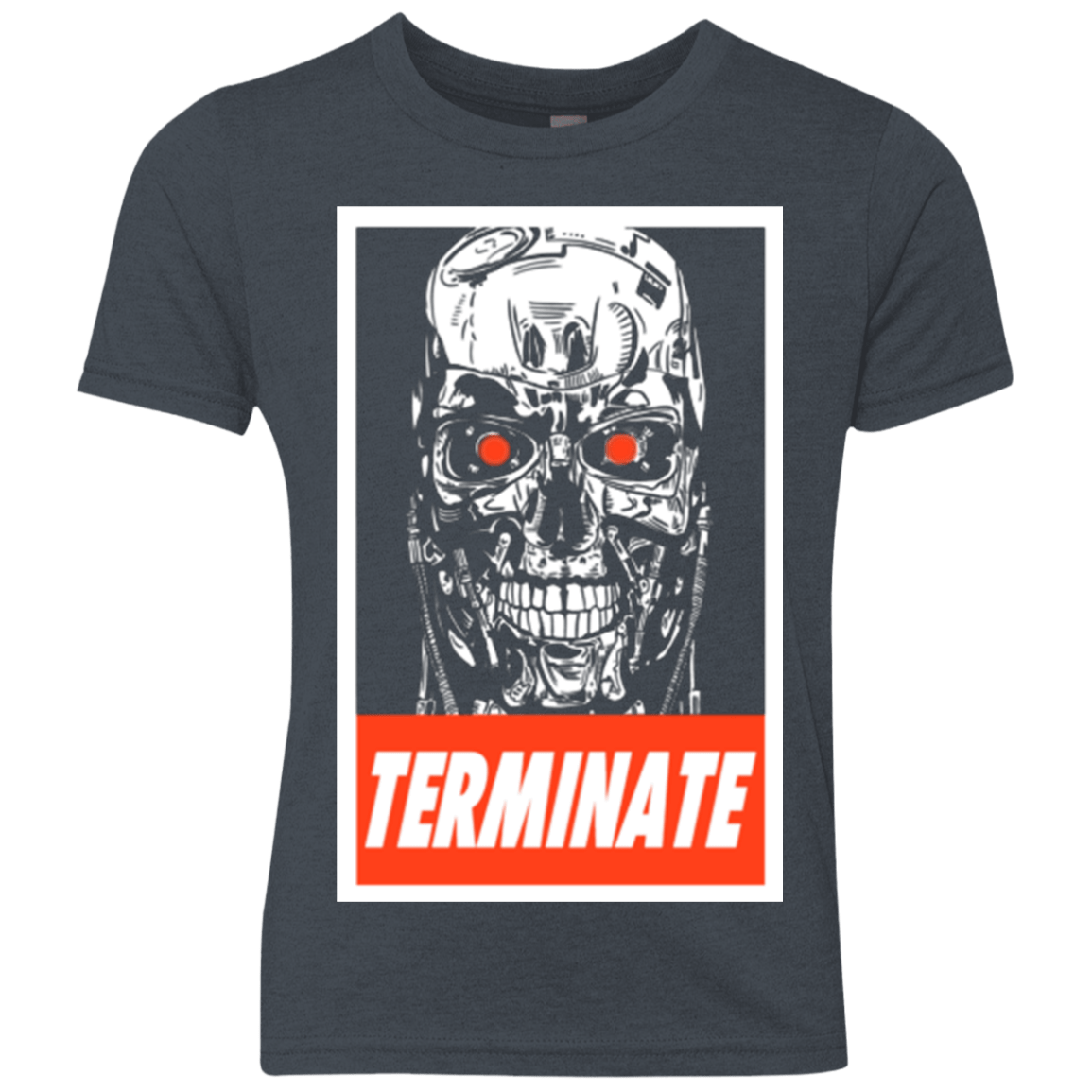 T-Shirts Vintage Navy / YXS Terminate Youth Triblend T-Shirt