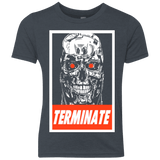 T-Shirts Vintage Navy / YXS Terminate Youth Triblend T-Shirt