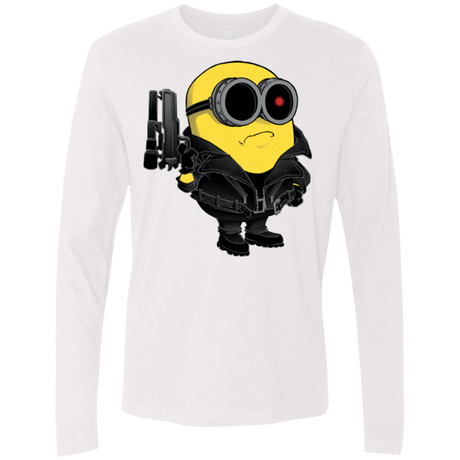 T-Shirts White / Small Terminion Men's Premium Long Sleeve